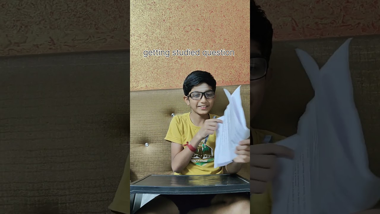 studied important question /getting same questions in exam/forgetting the first word 🤣