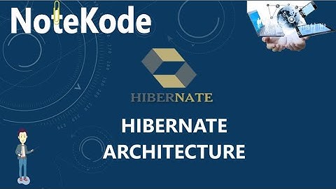 Welcome to NoteKode |Hibernate Architecture|Hibernate Framework | Hibernate by NoteKode