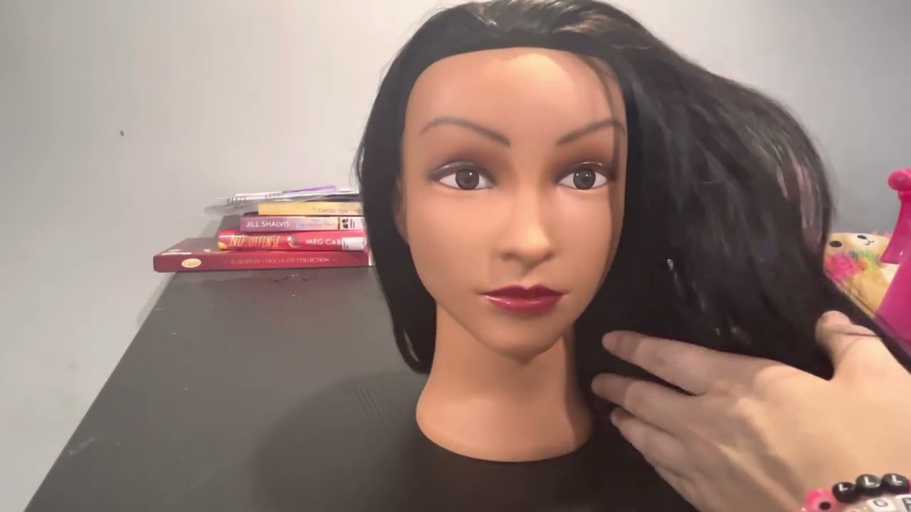 ASMR hair roleplay : hair styling, hair brushing sounds.
