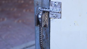 How we can make self-lock door latch - Chốt cửa khóa tự động an toàn - Safety Auto lock door latch