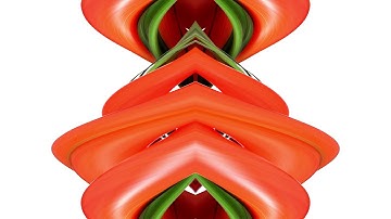 Juicy fresh tomatoes in a blue bowl – slit-scan video art | Space over Time