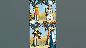 Squid Game Doll Funny Ai generation collection #squidgame #doll #funny #shorts #squidgame2