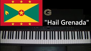 Grenada National Anthem Hail Grenada Piano Instrumental Gillian Hobson
