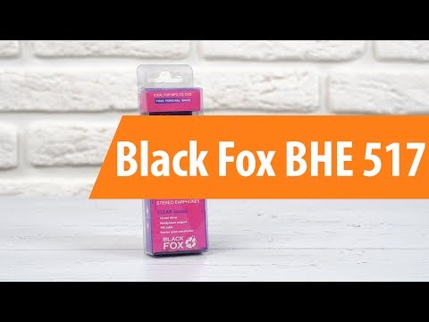 Распаковка Black Fox BHE 517 / Unboxing Black Fox BHE 517