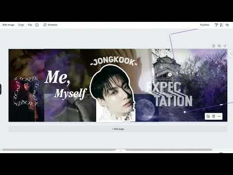 Make Twitter Header on Canva | Inspired byJungkook of BTS