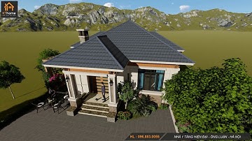 Biệt thự 1 tầng hiện đại - Ông Luận -Mỹ Đức -HN
