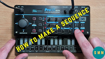 How to make a sequence on the Behringer Pro VS Mini Synthesizer