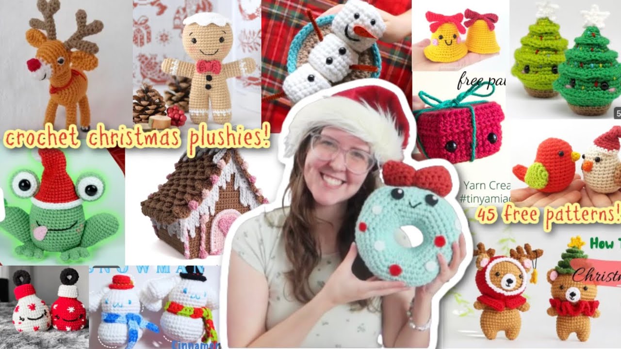 Beautiful Christmas Crochet Plushies! - Paging Fun Mums