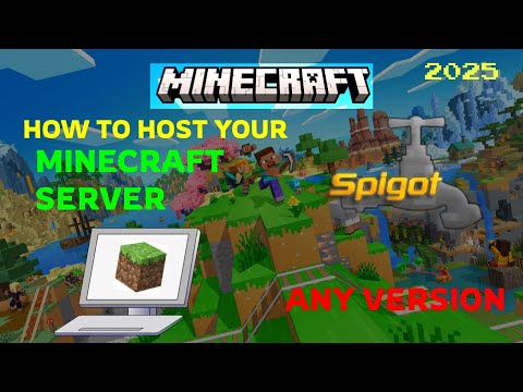 HOW TO HOST A MINECRAFT SERVER IN YOUR PC?! | SPIGOT | +PLUGINS - YouTube