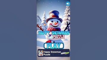 Happy Snowman Puzzle #shorts #free #gameplay #html5