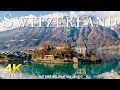 FLYING OVER SWITZERLAND (4K UHD) - Relaxing music with beautiful nature videos - 4K LIVE VIDEOS