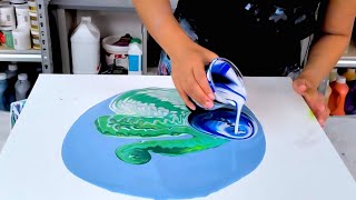 Download Lagu Dueling Colors | Green + Blue | With a Surprise Finish! - Acrylic Painting Fun - Acrylic Pouring MP3 Download Lagu Dueling Colors | Green + Blue | With a Surprise Finish! - Acrylic Painting Fun - Acrylic Pouring MP3