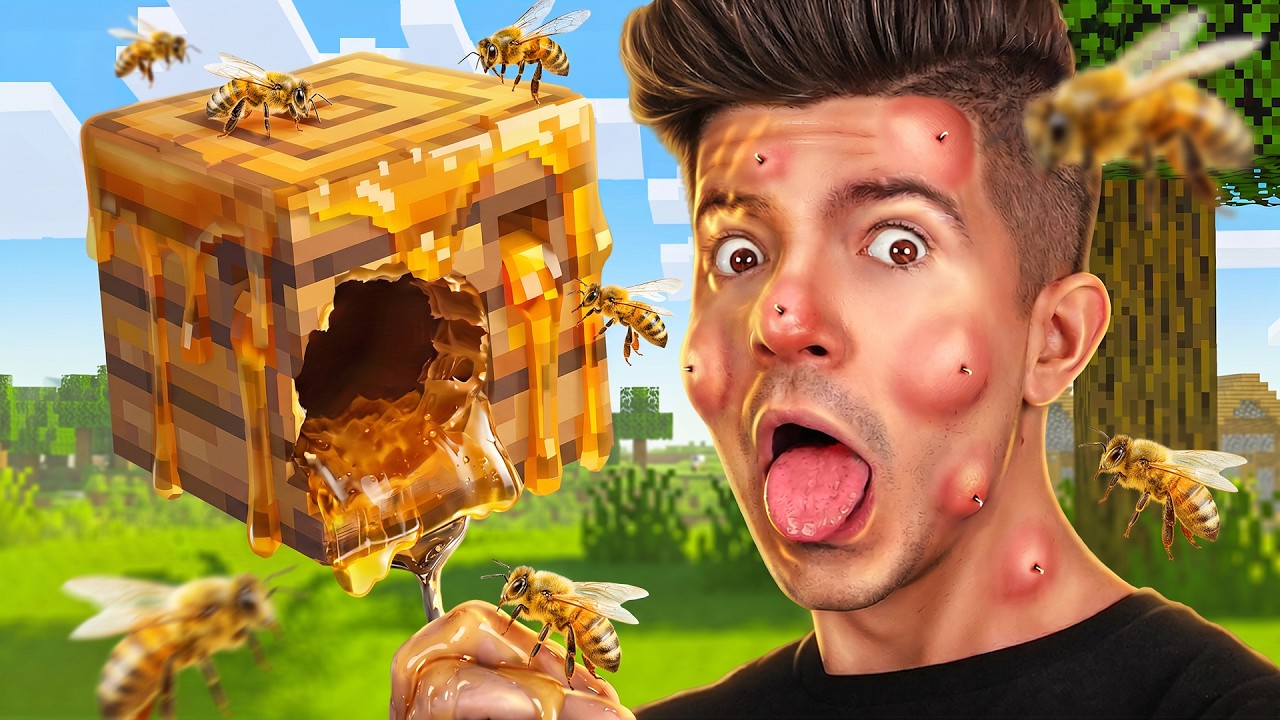 Eating Every Minecraft Block in Real Life!
