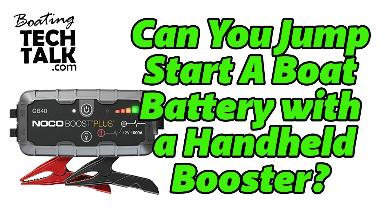 Will a Handheld Jump Starter Harm My Boat Batteries? YouTube