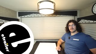etrailer | A Closer Look at the Gustafson Dinette Light with Inner Fabric Shade
