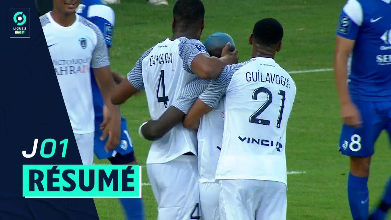 Résumé 1ère journée - Ligue 2 BKT / 2021-2022