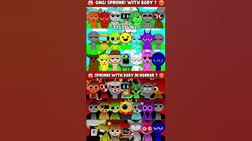 Omg! Why Sprunki With Body ? 😂 vs Horror Phase - Incredibox Sprunki Animation