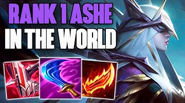 INCREDIBLE CHALLENGER GAMEPLAY BY THE BEST ASHE IN THE WORLD! | Patch 11.24