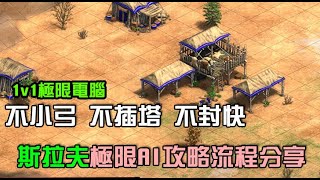 【AoE2：DE】世紀帝國2決定版，斯拉夫1v1極限電腦攻略分享，不 ...