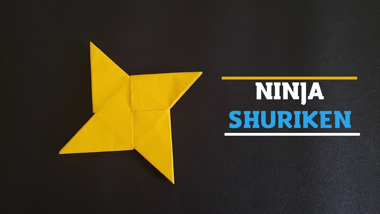 Easy Origami Ninja Star Tutorial - Paper Kawaii