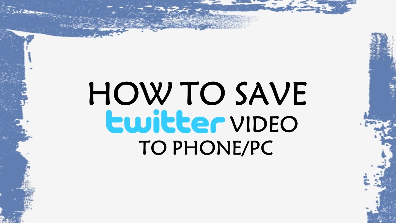 cara download video di twitter ios