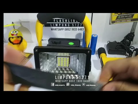 Video: Lampu Sorot LED Isi Ulang: Ikhtisar Lampu Sorot Bertenaga Baterai Portabel, Model Portabel Luar Ruang Dengan Baterai 12 Volt Dan Daya Lainnya