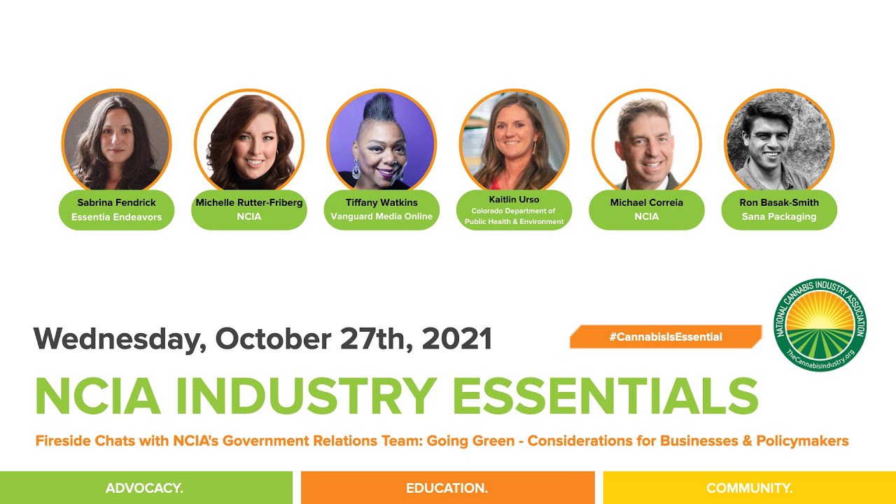 Fireside Chats w/ NCIA's GR Team | 10.27 | Going Green: Considerations for Businesses & Policymakers
