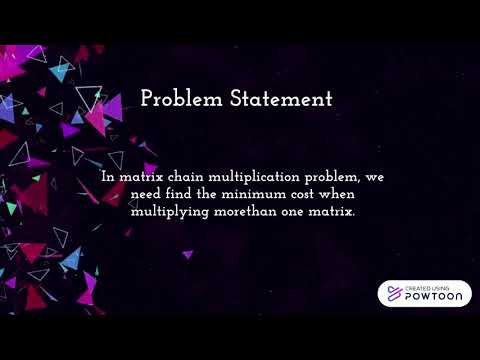 Matrix Chain Multiplication Dynamic Programming