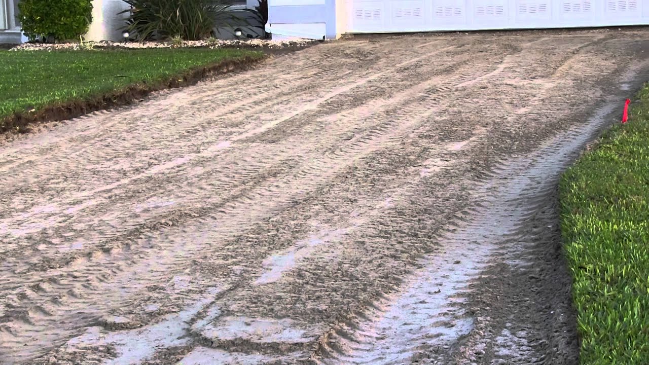 Tuscan Paving Stone Base Rock Installation on a driveway YouTube