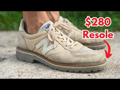 Re-soling shoes: half sole vs full resole explained - YouTube