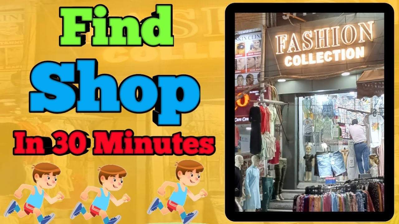 Find the shop challenge 30 minute में दुकान ढूंढो - YouTube