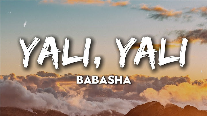 BABASHA - Yali, Yali // VERSURI