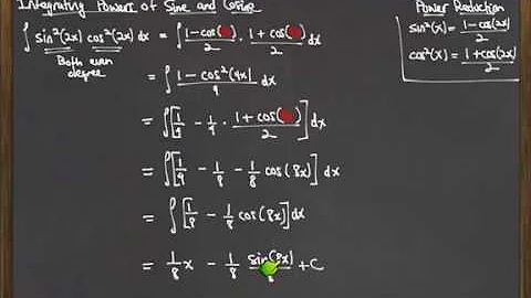 Integrating Powers of Sine or Cosine 5