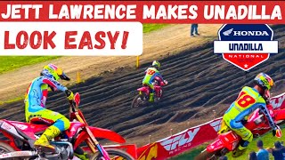 Jett Lawrence Makes Unadilla Look EASY!! ZERO ACCESS