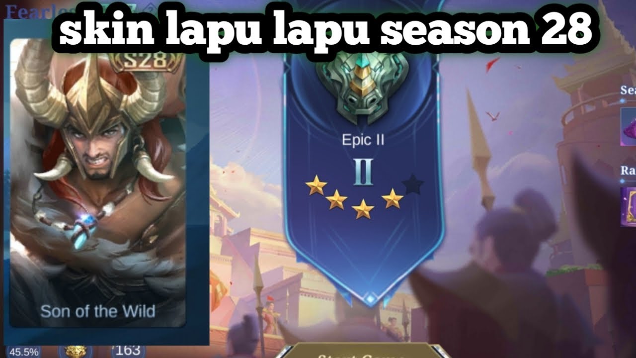 skin lapu lapu season 28 - mobie legens