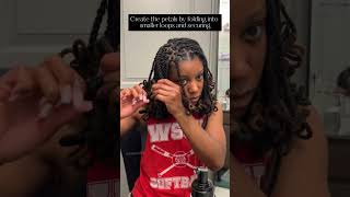 LOC PETAL BOB ON LONG LOCS!