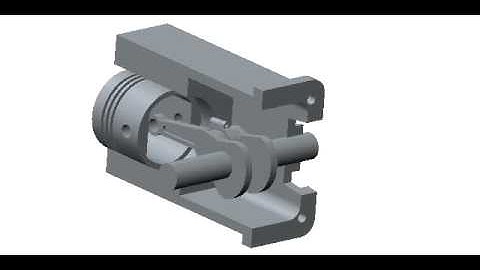 Crank Slider Mechanism Made Using PTC