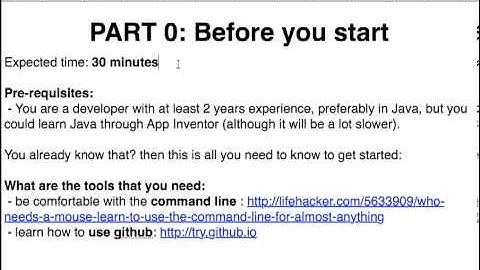 Open Source Development with App Inventor: Part 0