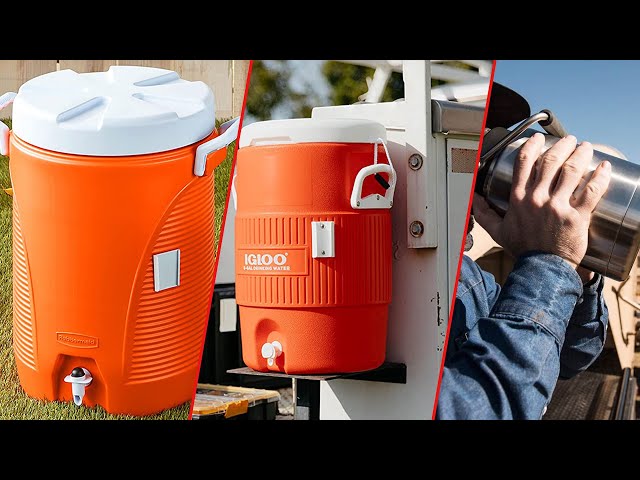 Sideline Cooler Orange 3 gallon cooler