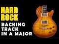 Hard Rock Backing Track in A Major - Easy Jam Tracks