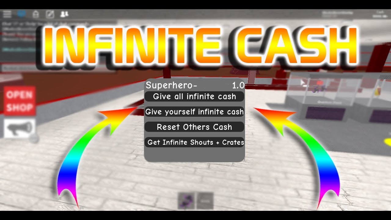 Super Hero Tycoon Roblox Hack Script Inf Cash Inf Shouts Inf Crates - actual roblox booga booga hack exploit new youtube