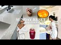 Sunday reset vlog  vlogmas  deep clean juicing prepping for the week  selfcare