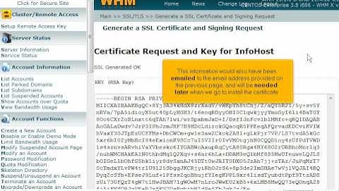 Generating and Installing SSL certificates in WHM by VodaHost web hosting