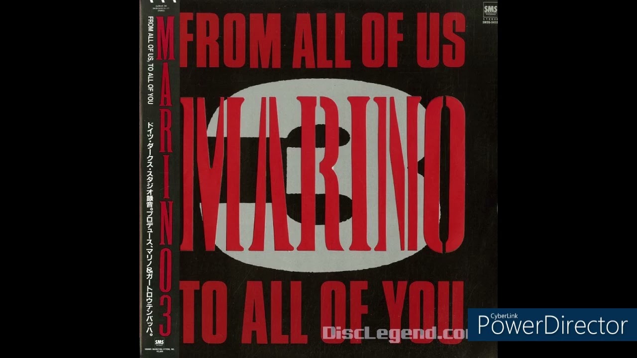 マリノ FROM ALL OF US TO ALL OF YOU 関西の''重戦車''マリノの3rd