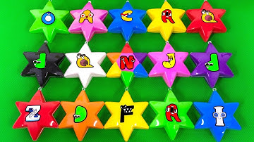 Alphabet Lore – Looking Numberblocks Mini Flower Slime Coloring! Satisfying Video ASMR