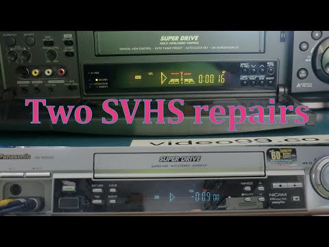 Revisit S-VHS Panasonic NV-HS930 and also a NV-HS950. - YouTube