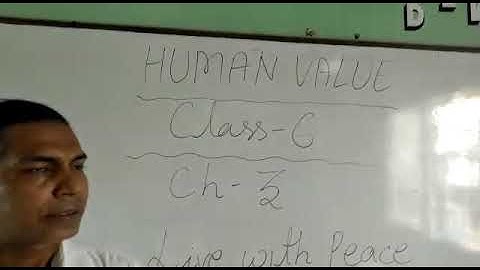 Class 6 Moral Values Ch 3