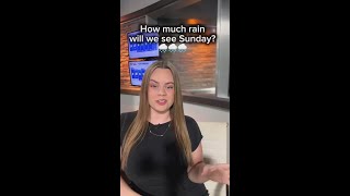 How much rain will we see on Sunday?