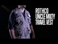 Uncle Mility Travel Utility Vest - Rothco Product Breakdown