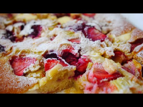 Video: Rhubarb Cake - Resep Sehat